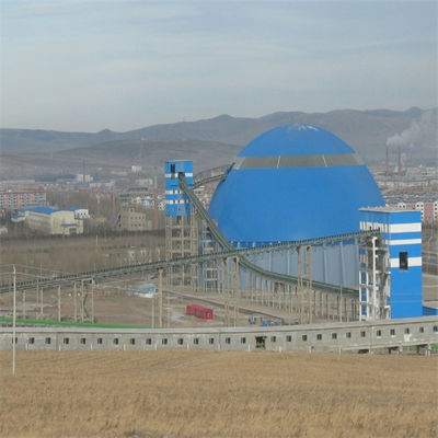 600tph 능력 가축 사육장 스택커와 벌크 물질을 위한 레크레이마